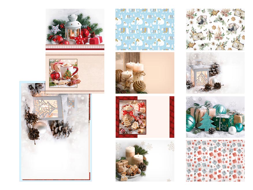 Dopisní obálka MFP C5 vánoční mix 5550291