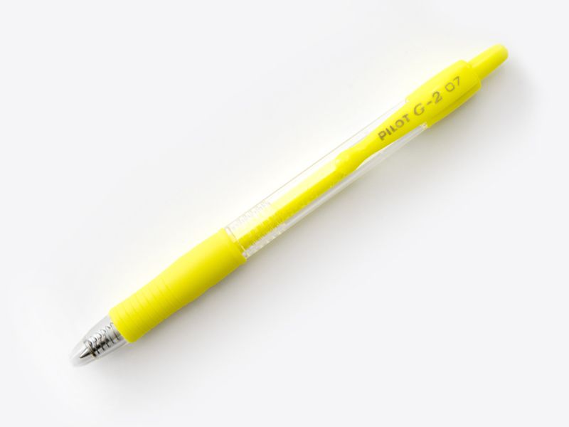 Gelový roller G-2 0,7 - neonová žlutá