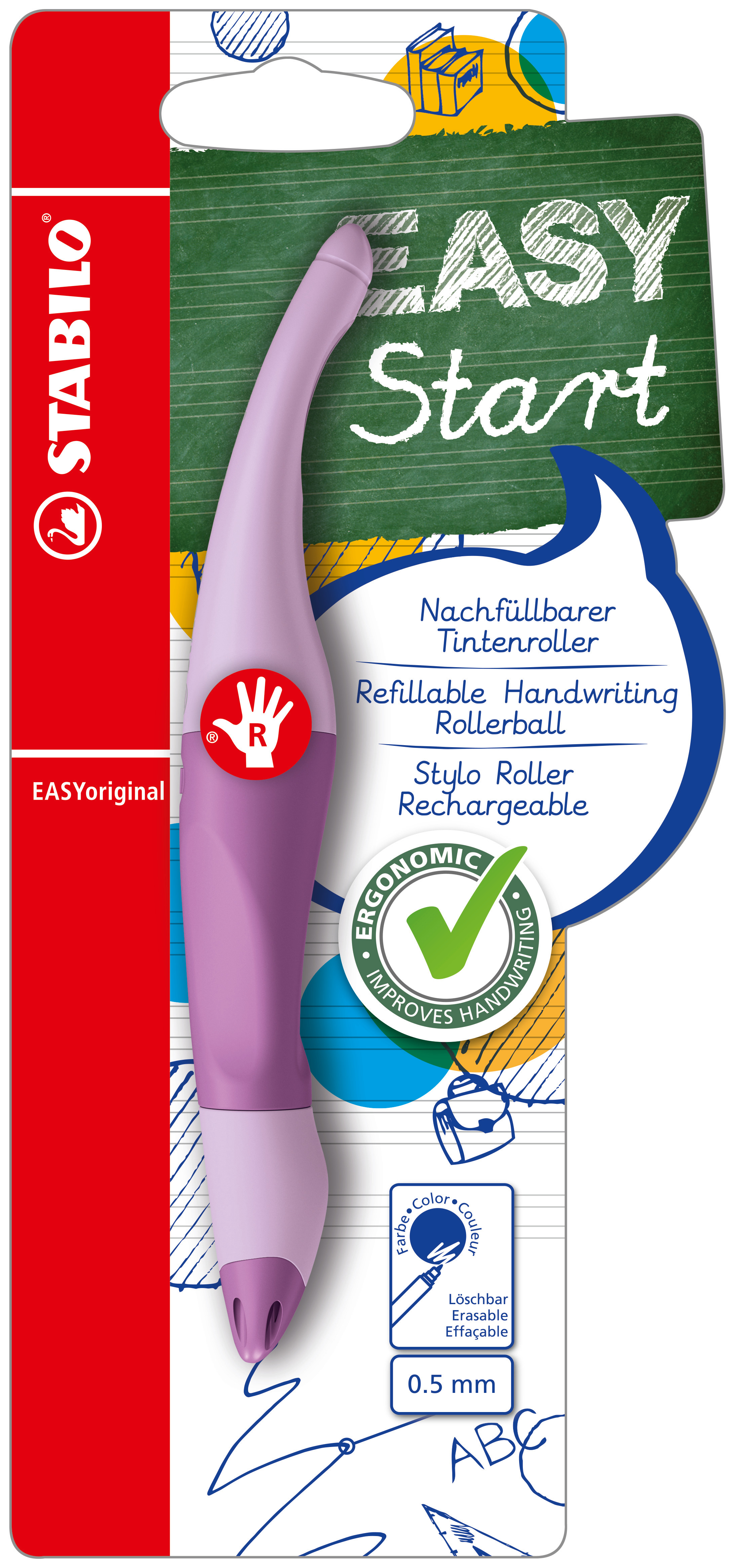 Roller STABILO EASY original Start lilac haze R