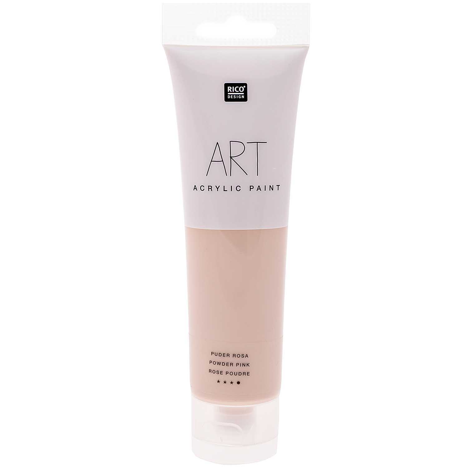 Akrylová barva 100ml růžová pudrová
