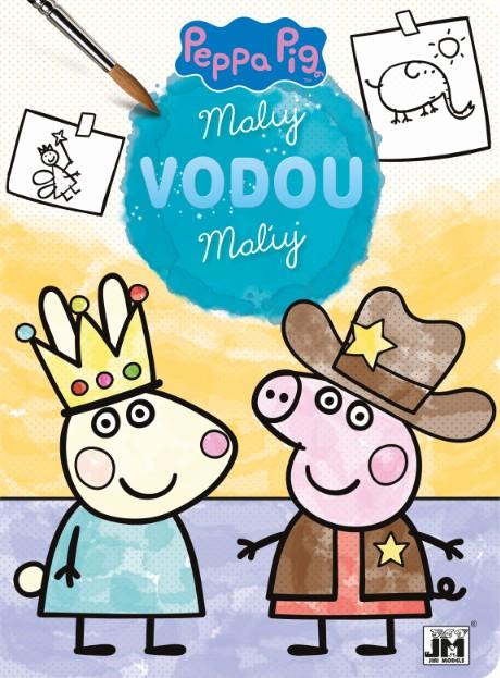 Omalovánky maluj vodou Prasátko Peppa