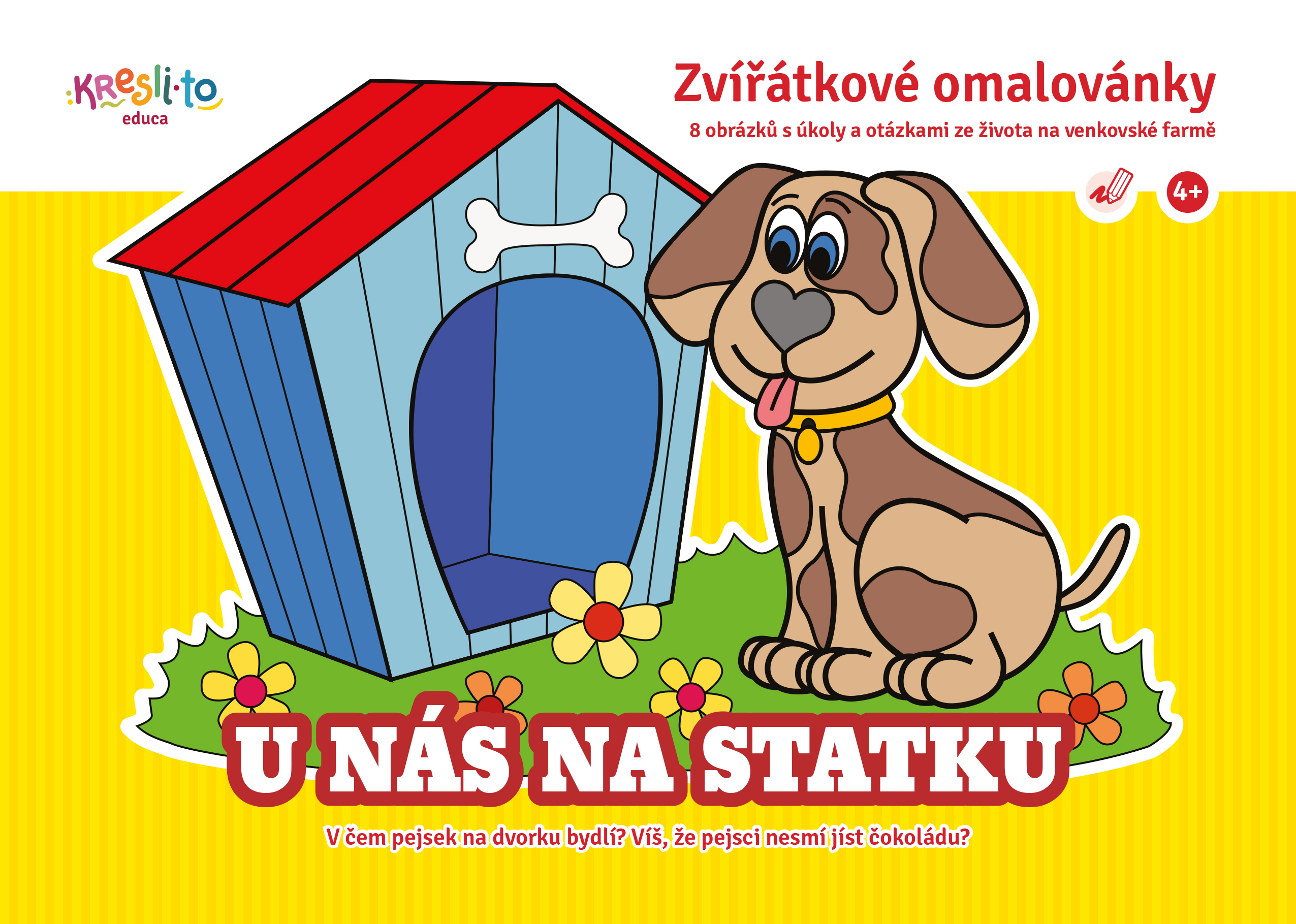 Zvířátkové omalovánky - U nás na statku