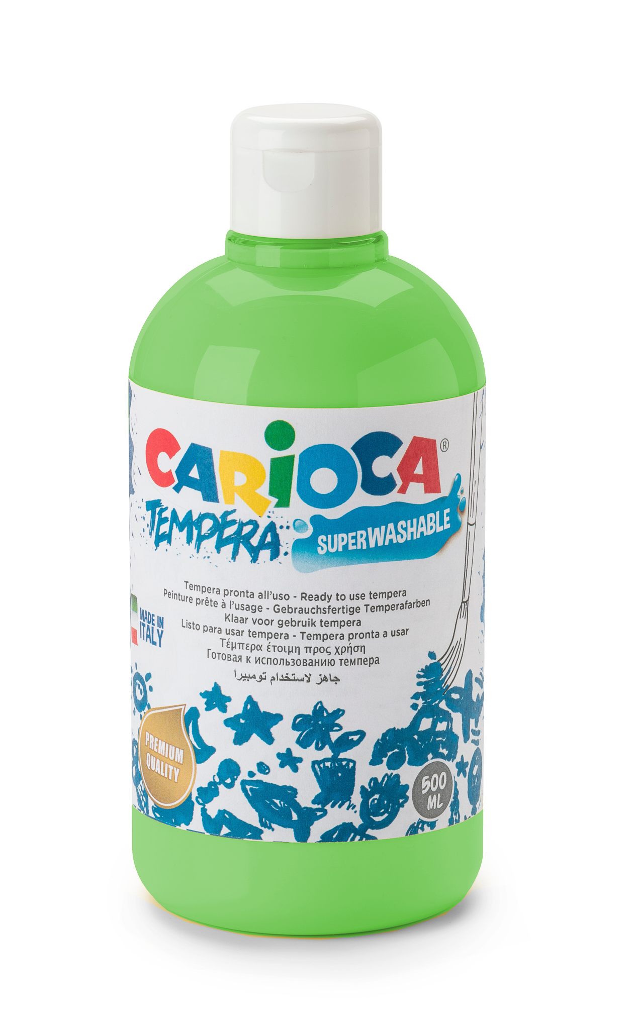 Fotografie Tempera CARIOCA 500ml - Světle zelená