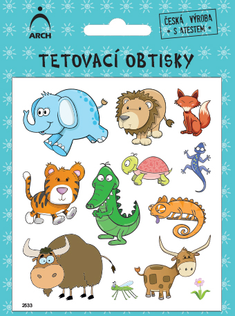 Dětské tetovačky - zvířátka 03