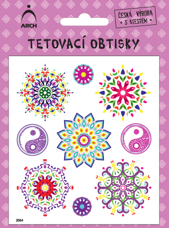 Dětské tetovačky - mandaly 02