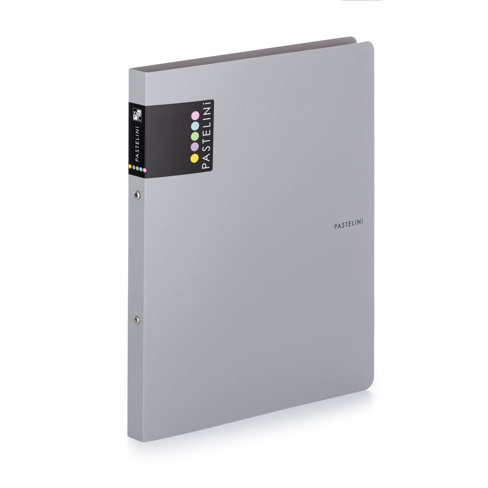 Fotografie Pořadač PP A4 2kr. PASTELINI šedá 2-138
