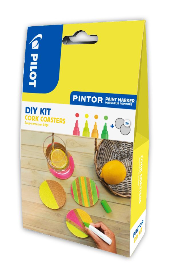 Sada Pilot Pintor DIY - KORKOVÉ PODLOŽKY