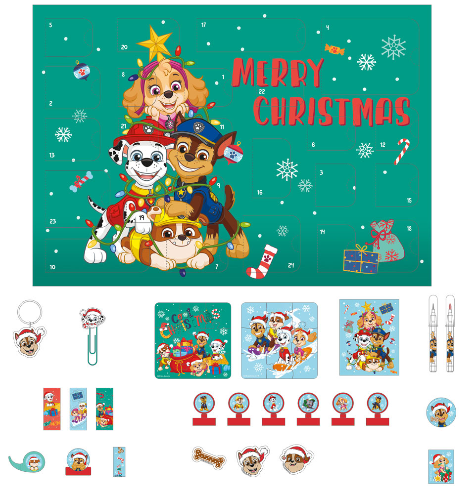Adventní kalendář Paw Patrol PPBT8025