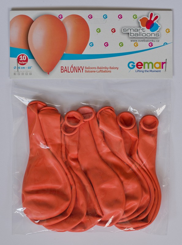 OB balónky GM90 - 10ks, oranžové