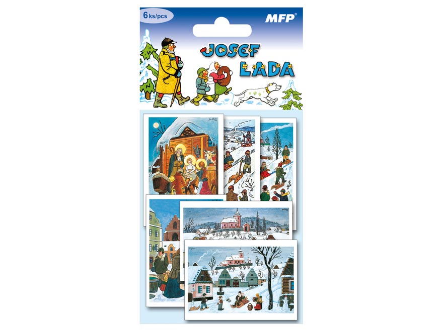 Jmenovka na dárky - Josef Lada (6ks) 1240542