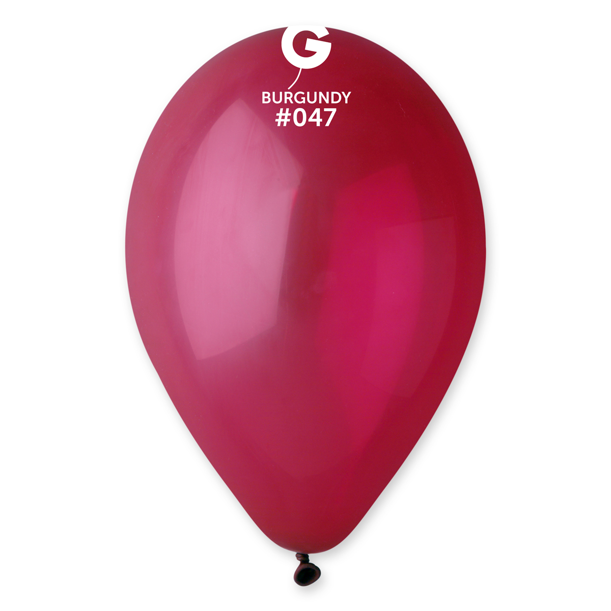 OB balónky G90/47 - 10 balónků, bordó
