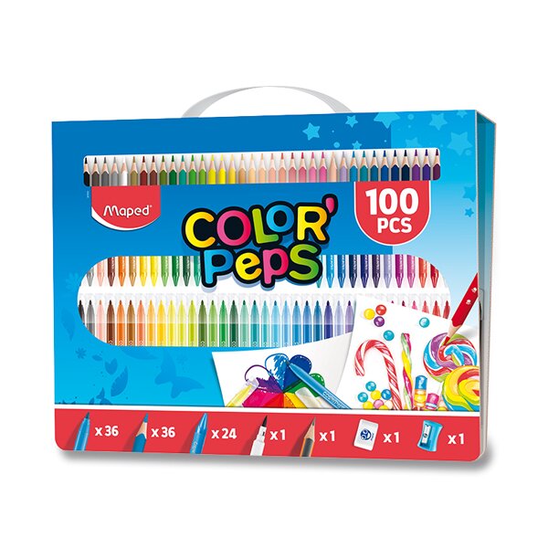 Výtvarná souprava MAPED Color´Peps, 100ks