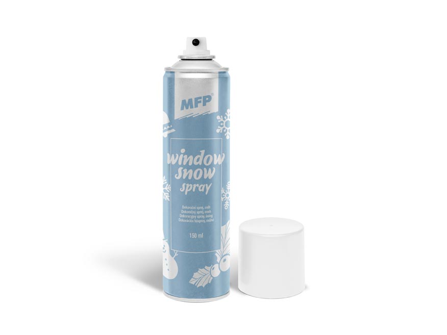 Spray 150ml dekorační sníh na okna