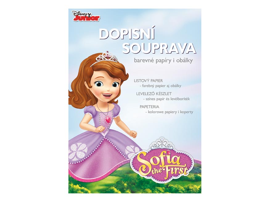 Fotografie MFP 5550284 dopisní papír barevný LUX 5+10 Disney (Sofia the First)