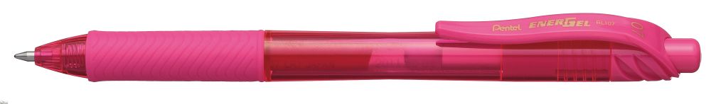 Gelové pero PENTEL EnerGel BL107-P, 0,7mm, růžová