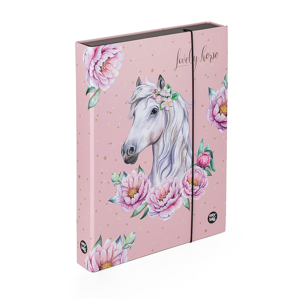 Box na sešity A4 Jumbo Kůň romantic 5-71023