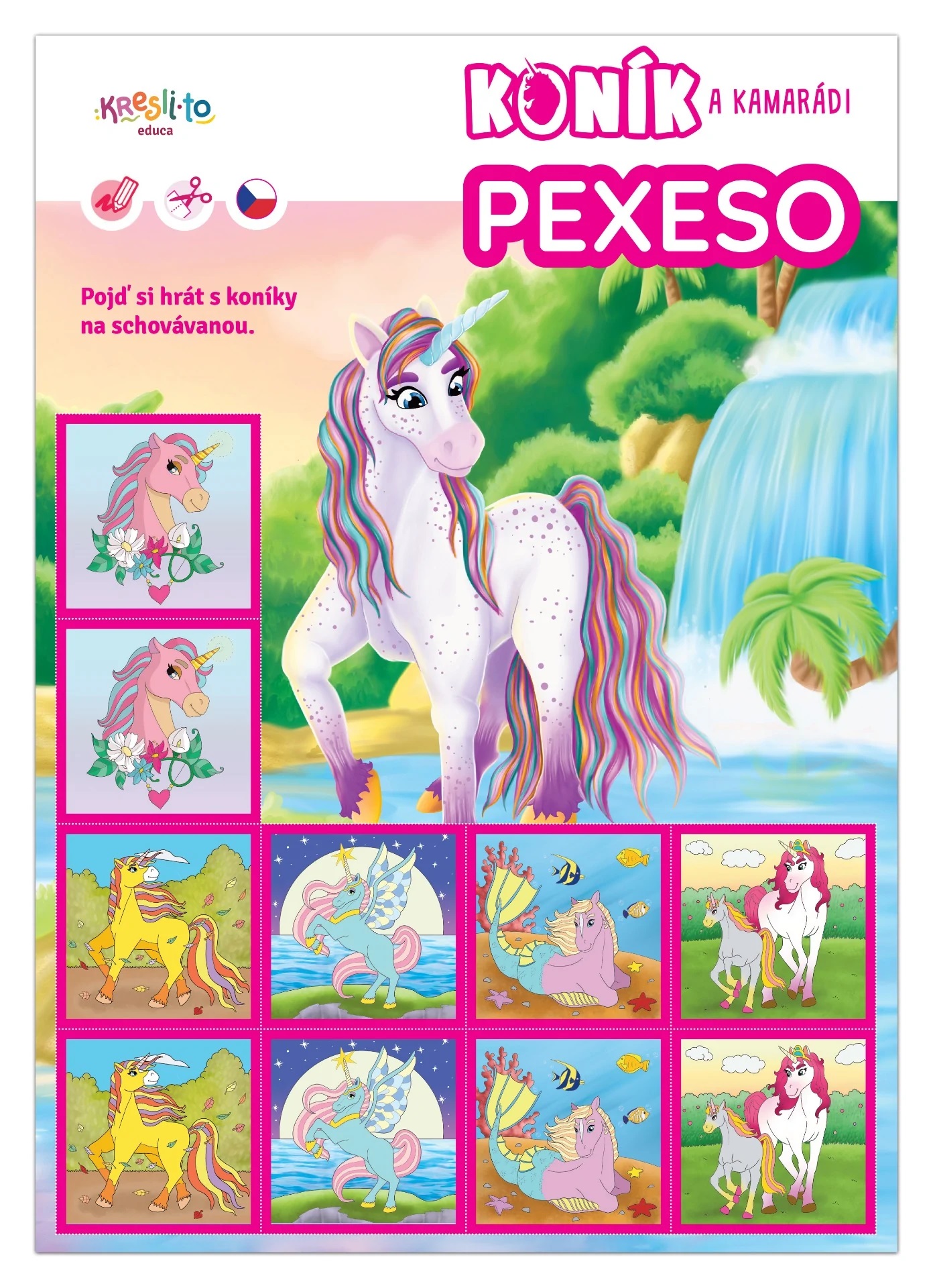 Pexeso - Koně a kamarád