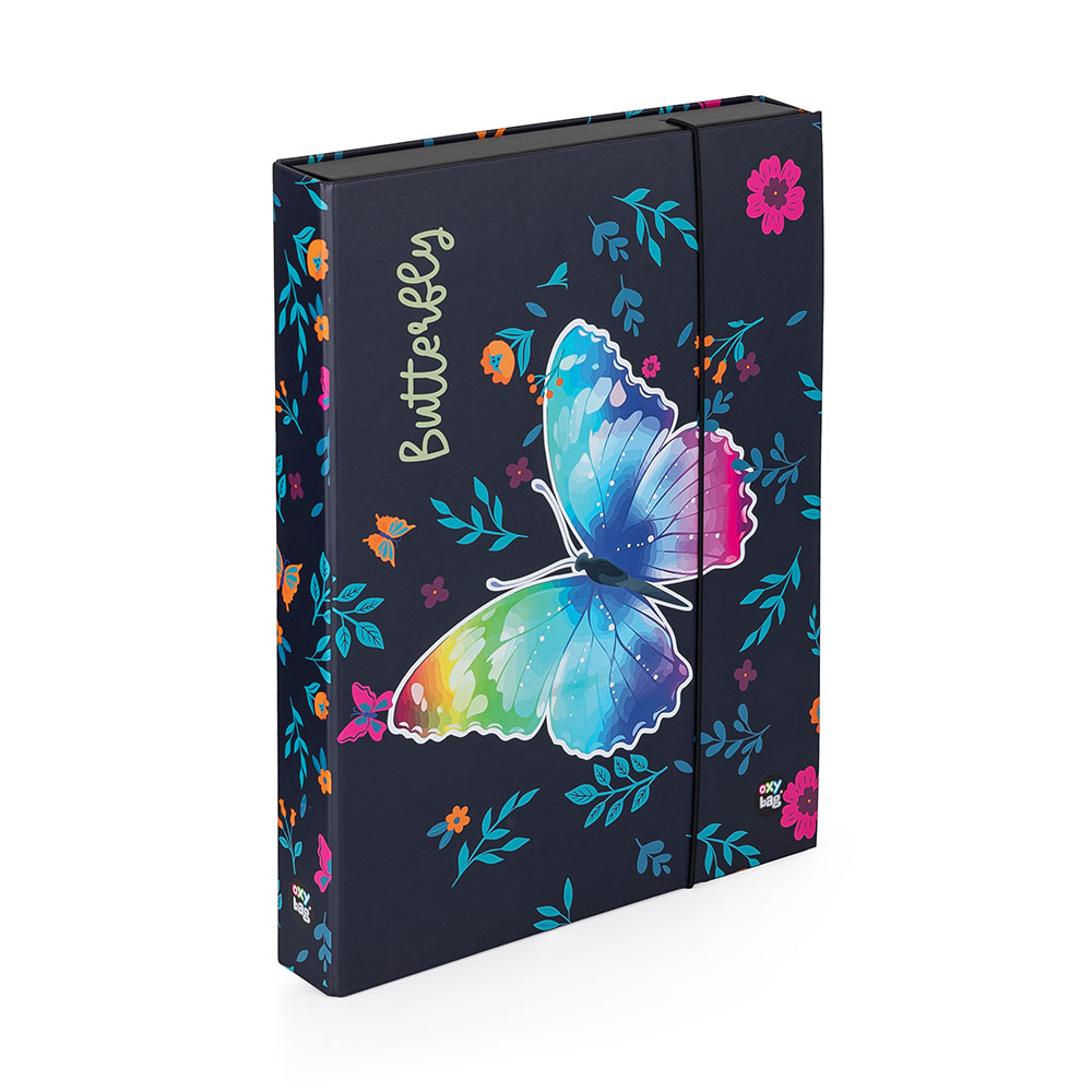 Box na sešity A4 Jumbo Motýl 2 5-78223