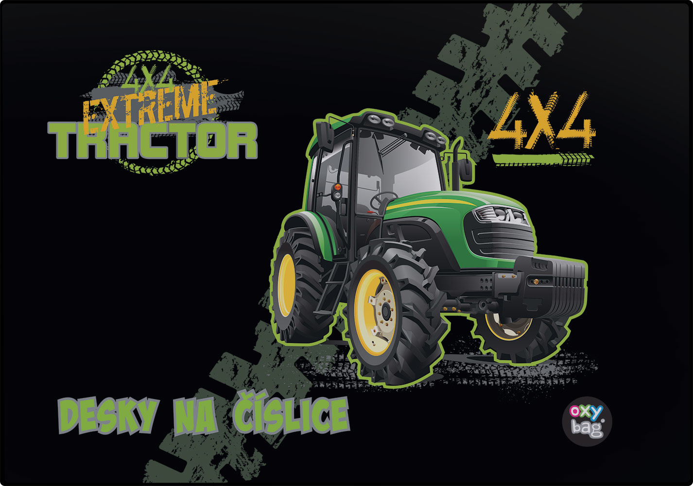 Fotografie Desky na číslice traktor 3-93722