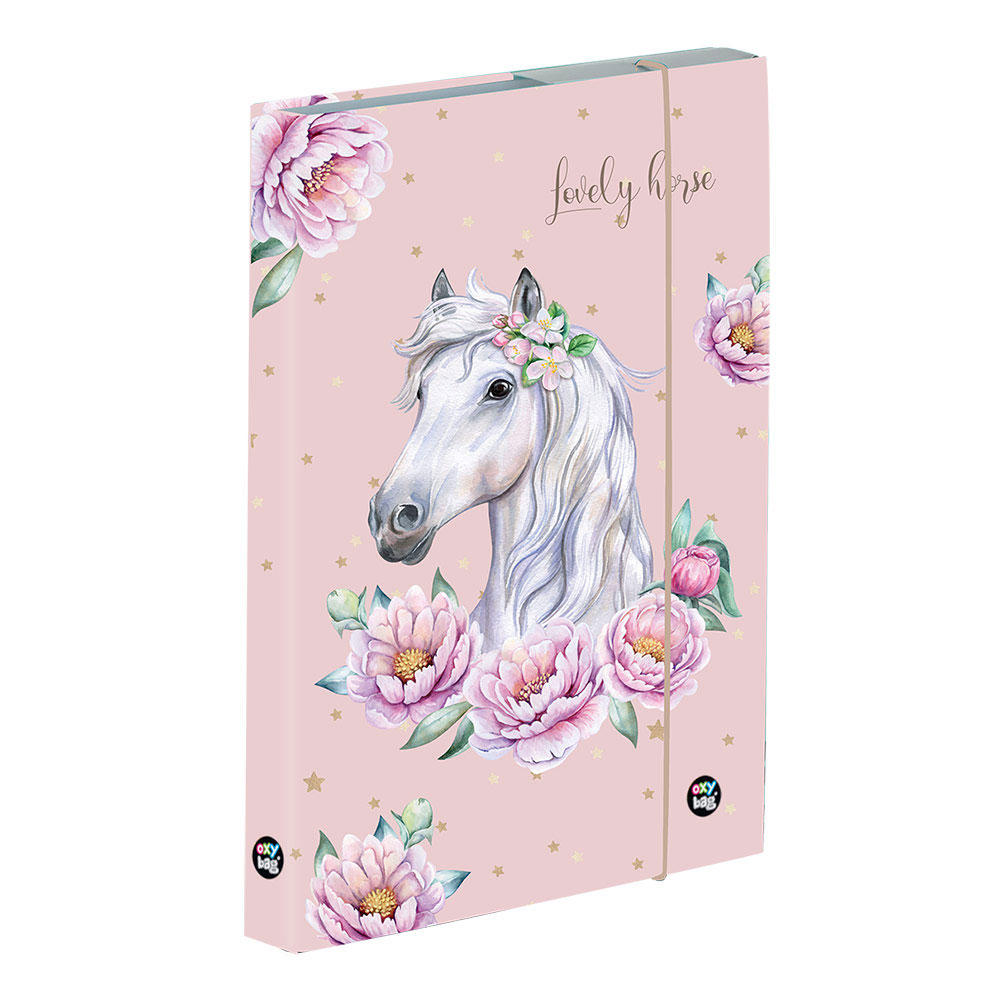 Box na sešity A5 Jumbo kůň romantic 8-72123
