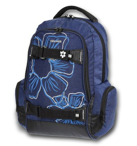 Školní batoh Walker Fun Flower - modrý