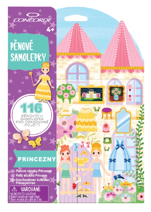 Fotografie Pěnové samolepky CONCORDE Princezny A481