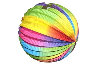 Lampion koule rainbow 25 cm 885014