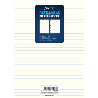 Filofax Notebook, náplň A5, papíry linkované