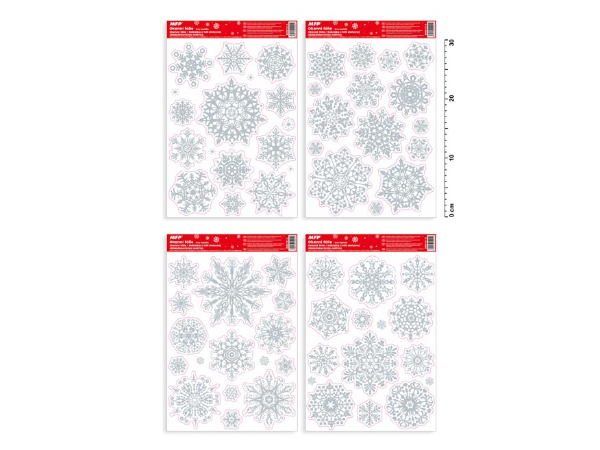 Okenní fólie vánoce glitr VA011 8885731
