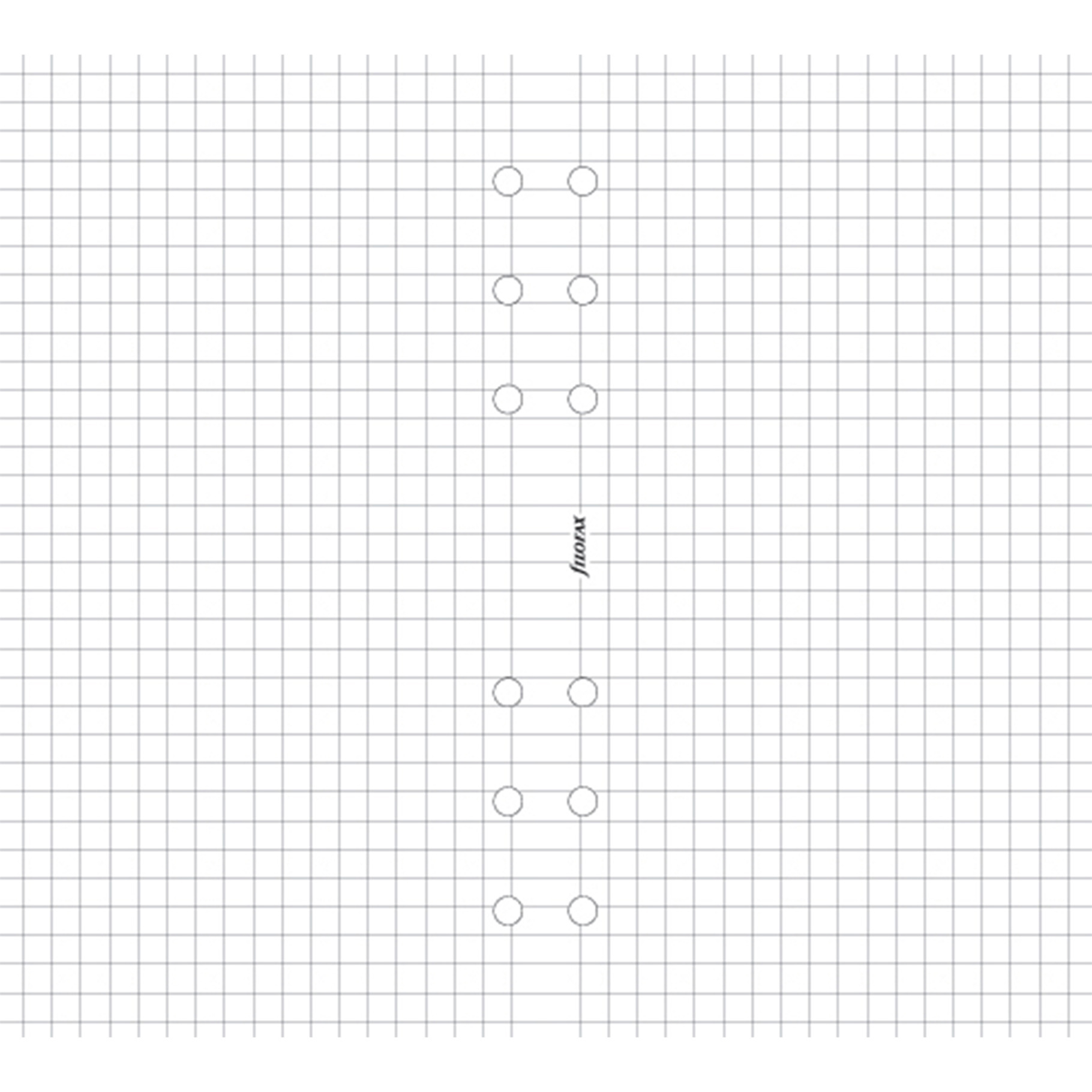 Fotografie Filofax náplň osobní, papír čtverečkovaný