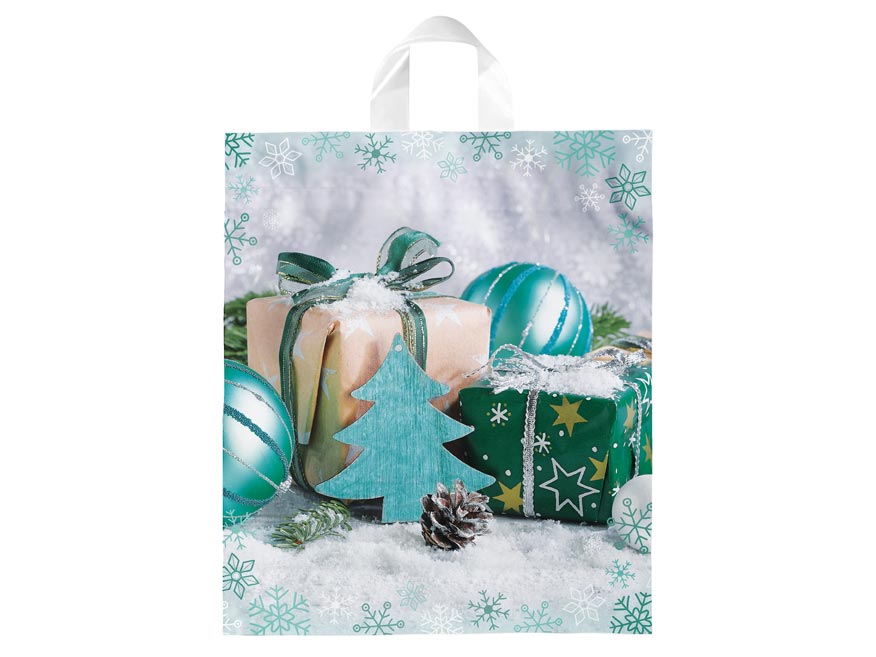 Fotografie igelitová vánoční taška vzor10 40x46x8 (s uchem) 5252744