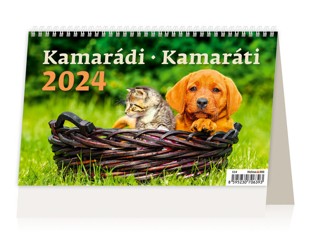 Stolní kalendář Kamarádi 2024
