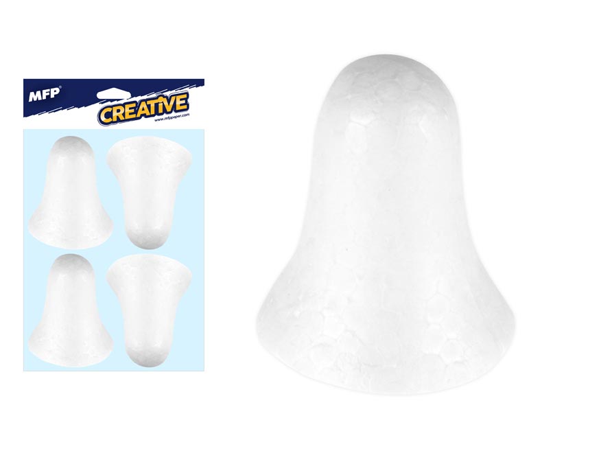 Zvoneček set 9cm/4ks polystyren 8885563
