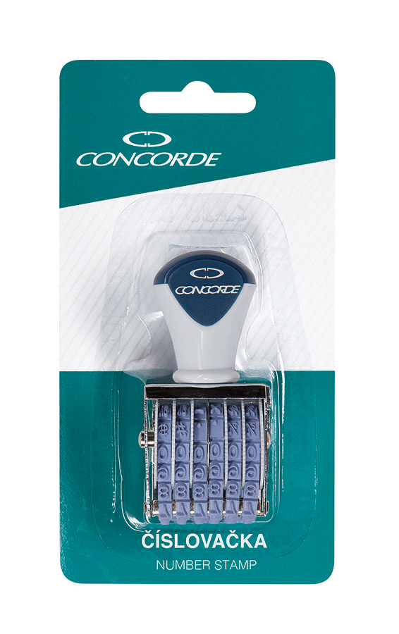 Fotografie Číslovačka CONCORDE č. 4/6, blistr A14088