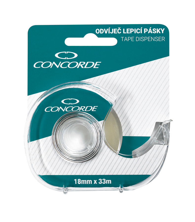 Odvíječ lepicí pásky CONCORDE Praktik, 18mm x 33m A65460