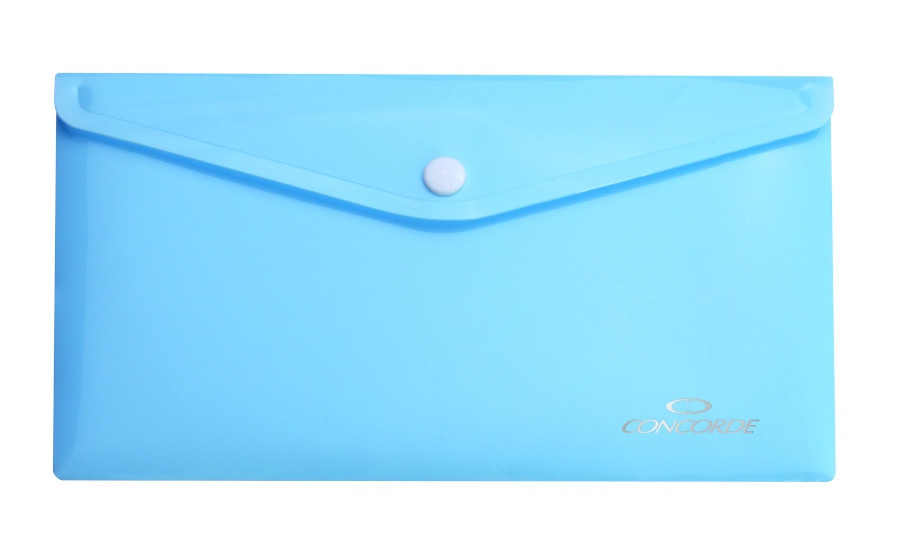Fotografie Spisové desky CONCORDE s drukem DL, pastel modrá A80057