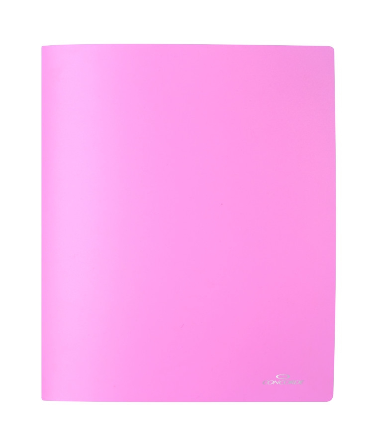 Fotografie Pořadač CONCORDE 4 kroužkový A4, pastel růžová A80152