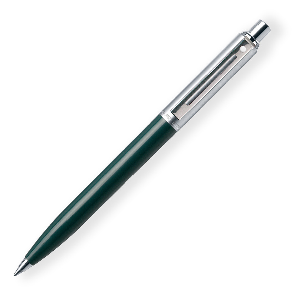 Kuličkové pero Sheaffer Sentinel - brush chrome/ green barrel