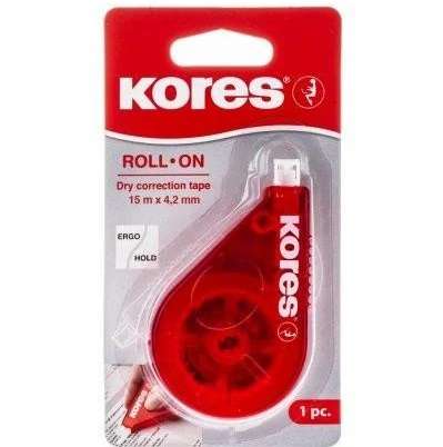 Korekční strojek KORES Roll on 15 m x 4,2 mm - blistr