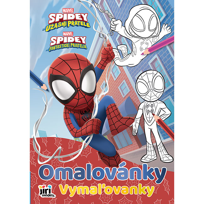 Fotografie JIRI MODELS Omalovánky A4 Spidey a jeho úžasní přátelé