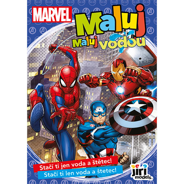 Maluj vodou A5 Marvel