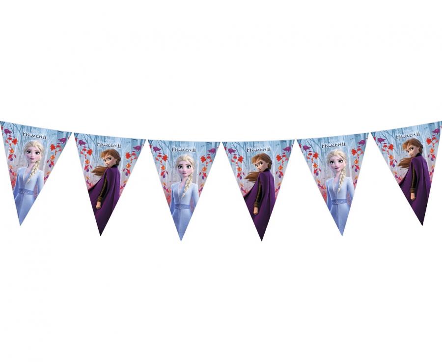 Girlanda Banner Frozen 2, 9 vlajek, 230 cm