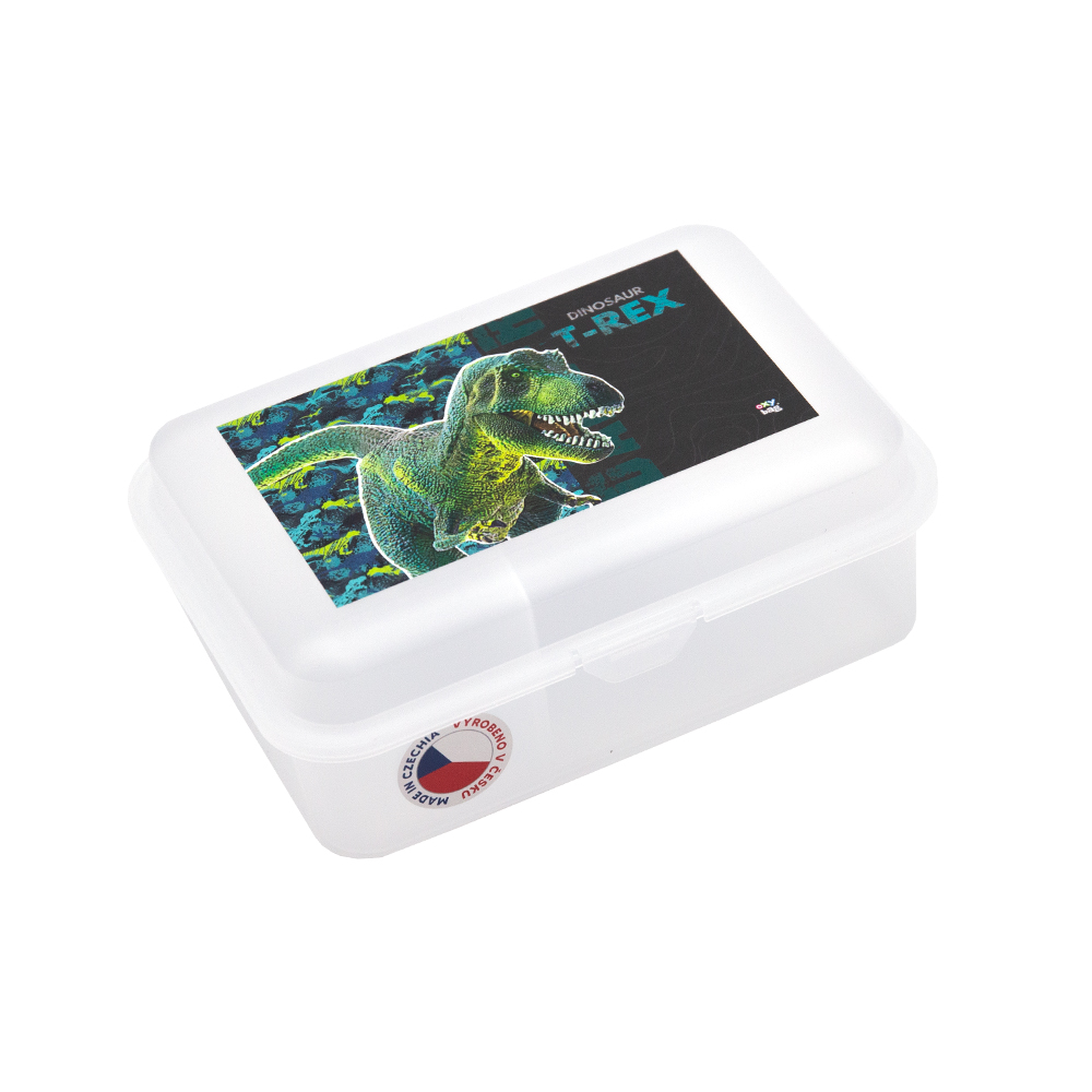 Fotografie Box na svačinu s přihrádkou Premium Dinosaurus 9-36924