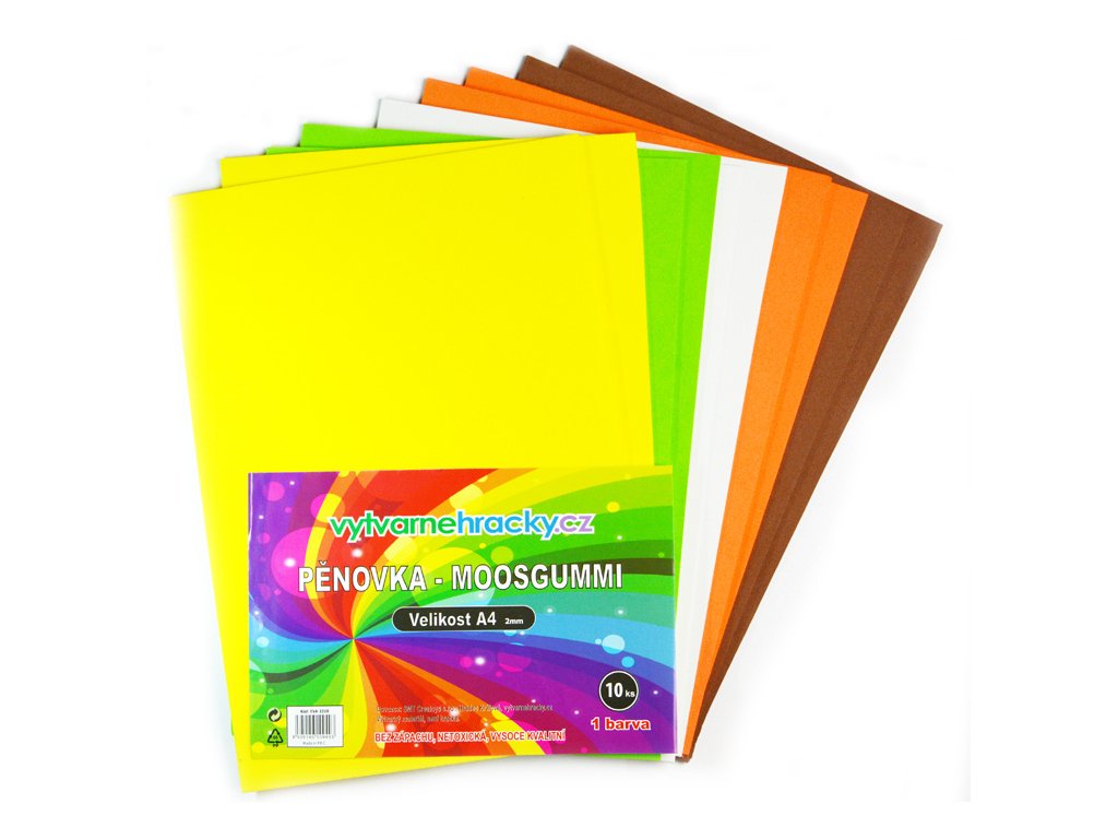 Fotografie Pěnovka-Velikonoce mix, 10 ks, A4 - cca 2 mm