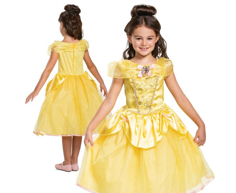 Kostým Belle Deluxe - Princezna (licence), velikost M S (5-6 let)