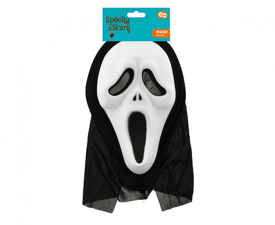 EVA maska s kapucí "Scream"