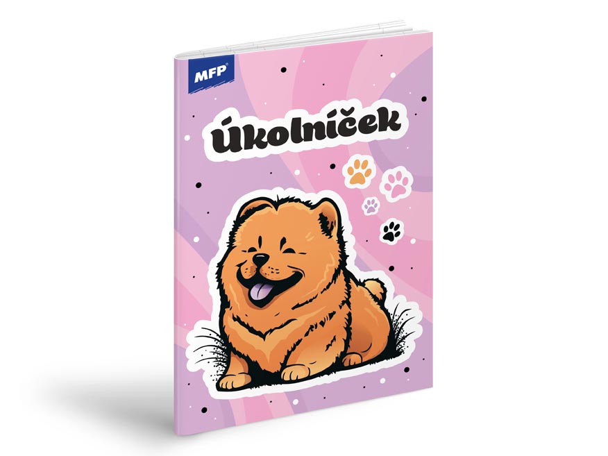 Fotografie úkolníček A6 Chow Chow 7501524