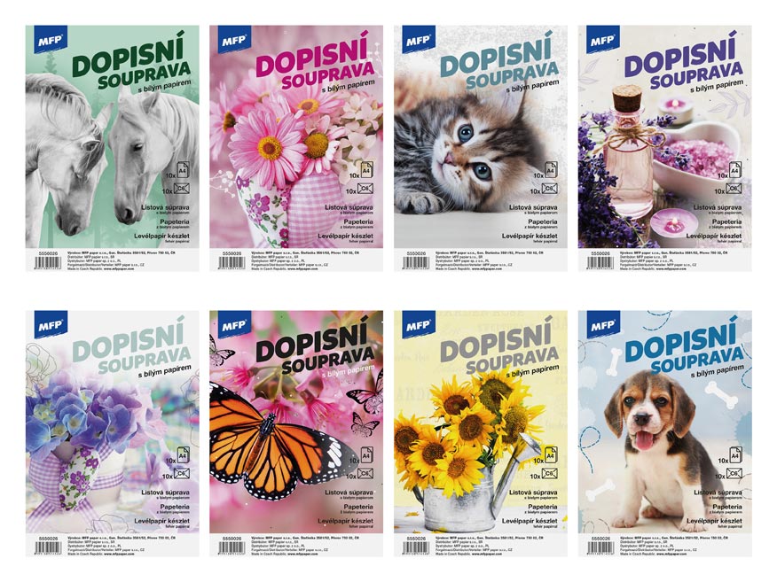 Fotografie MFP 5550026 dopisní papír OB