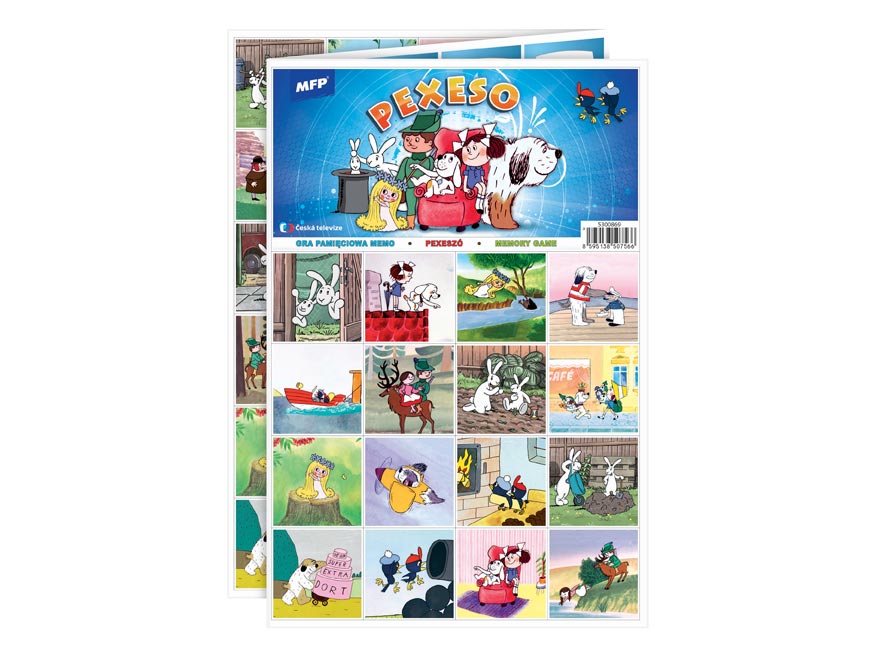 Fotografie MFP 5300869 pexeso 3xA4 Večerníčky z ČT