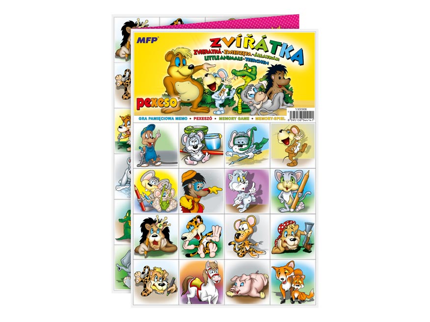 Fotografie MFP 5300908 pexeso 3xA4 Zvířátka